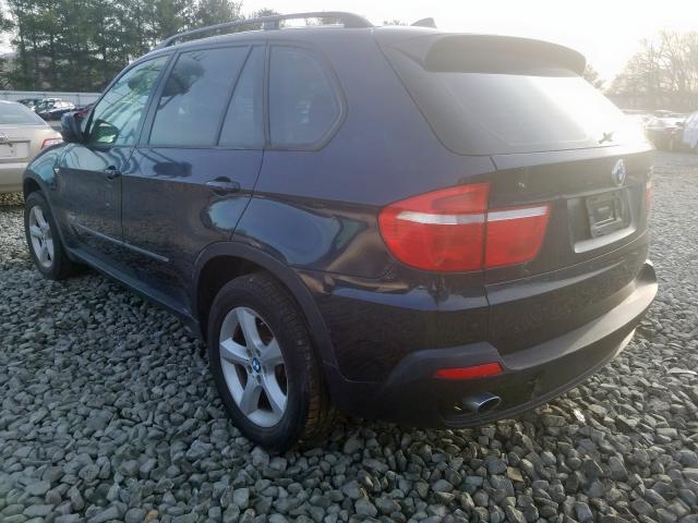 5UXFE43509L274190 - 2009 BMW X5 XDRIVE3 BLUE photo 3