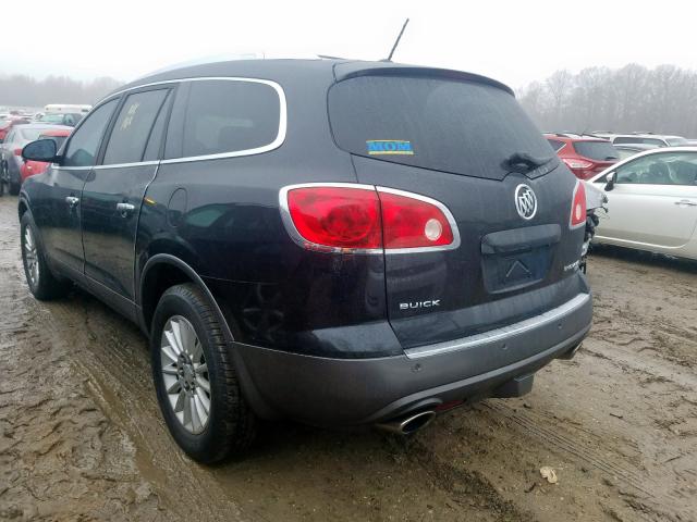 5GALVBED0AJ171429 - 2010 BUICK ENCLAVE CX BLACK photo 3