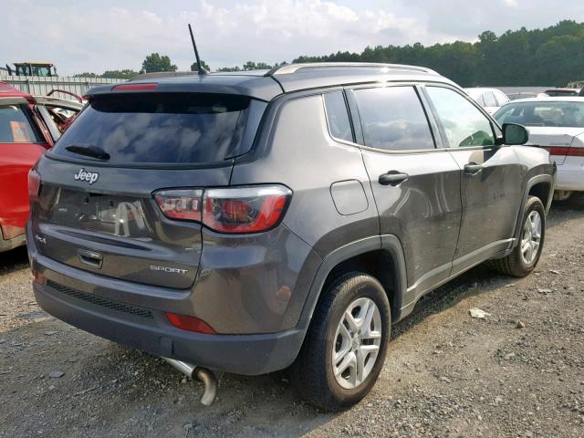 3C4NJDAB4JT114761 - 2018 JEEP COMPASS SP GRAY photo 4