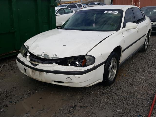 2G1WF52E139213041 - 2003 CHEVROLET IMPALA WHITE photo 2