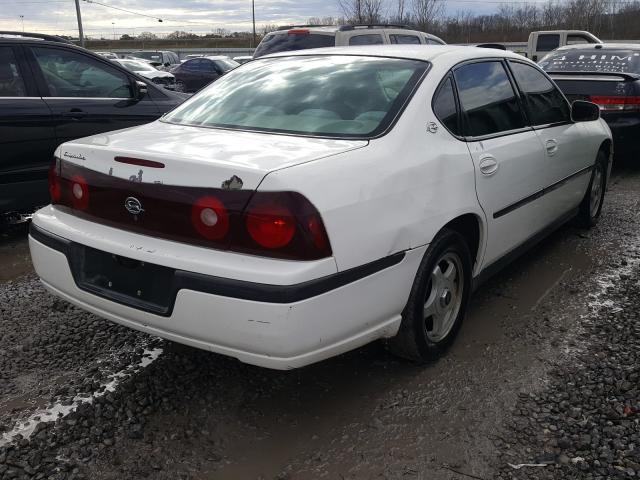 2G1WF52E139213041 - 2003 CHEVROLET IMPALA WHITE photo 4