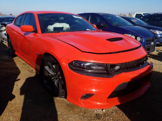 2C3CDXGJ4KH619857 - 2019 DODGE CHARGER SC ORANGE photo 1