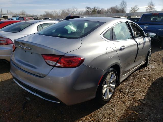 1C3CCCAB2FN669389 - 2015 CHRYSLER 200 LIMITE SILVER photo 4