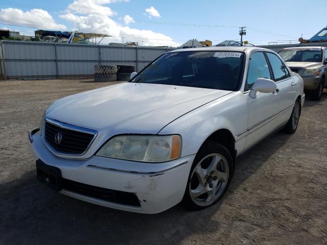 JH4KA965X1C002205 - 2001 ACURA 3.5RL WHITE photo 2