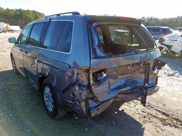 5FNRL38789B031187 - 2009 HONDA ODYSSEY EX GRAY photo 9