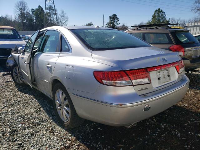 KMHFC46FX8A263263 - 2008 HYUNDAI AZERA SE SILVER photo 3