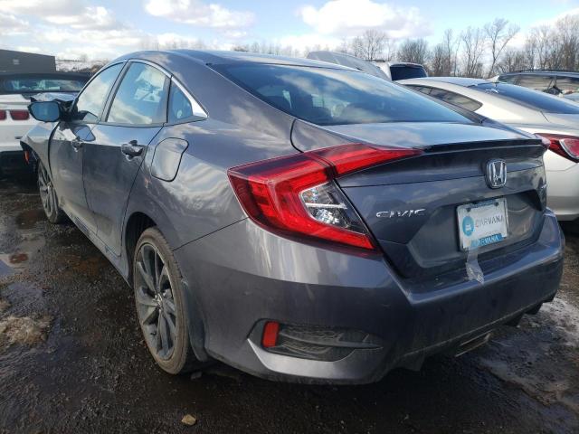 2HGFC2F81MH532855 - 2021 HONDA CIVIC SPOR GRAY photo 3