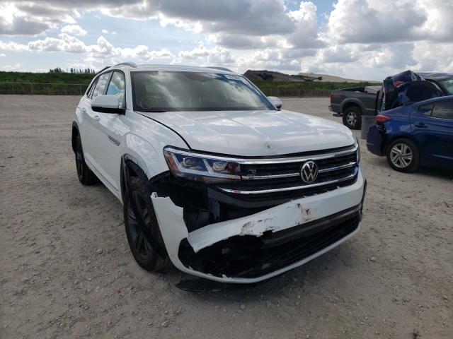 1V2PE2CA3MC238234 - 2021 VOLKSWAGEN ATLAS CROS Белый фото 1