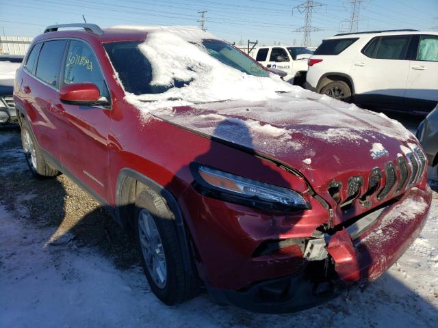 1C4PJLCB8FW712451 - 2015 JEEP CHEROKEE L BURGUNDY photo 1