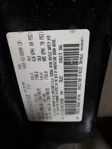 3D7KS28A98G154599 - 2008 DODGE RAM 2500 S Սև լուսանկար 10