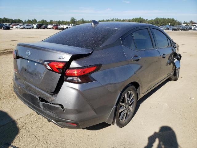 3N1CN8EV9LL884936 - 2020 NISSAN VERSA SV GRAY photo 4