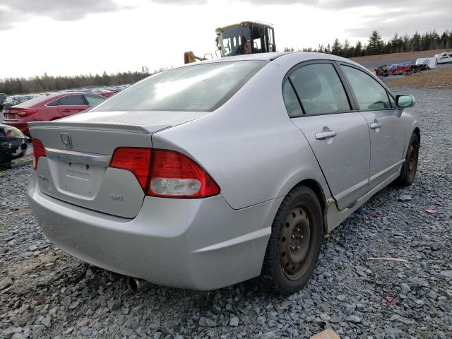 2HGFA1F63BH102935 - 2011 HONDA CIVIC LX-S SILVER photo 4