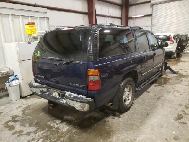 1GNFK16Z43J159352 - 2003 CHEVROLET SUBURBAN K BLUE photo 4