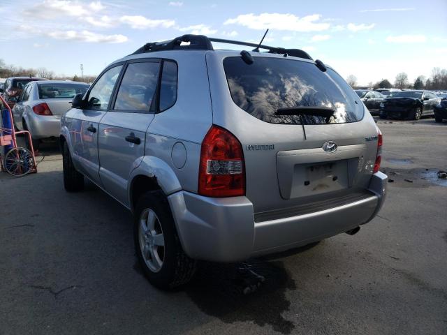 KM8JM12B36U399237 - 2006 HYUNDAI TUCSON SILVER photo 3