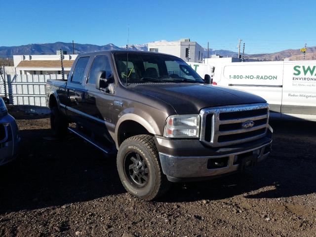 1FTWW31P46EB46743 - 2006 FORD F350 SRW S BROWN photo 1