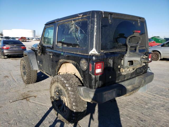 1C4GJXAN3JW325562 - 2018 JEEP WRANGLER S BLACK photo 3