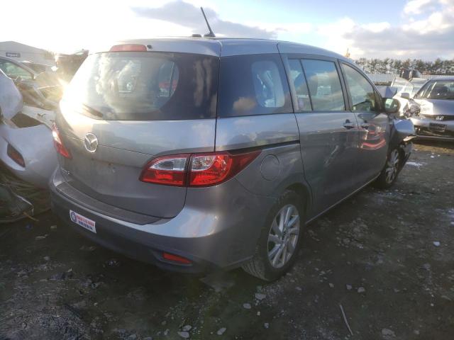 JM1CW2BL9E0173778 - 2014 MAZDA 5 SPORT SILVER photo 4