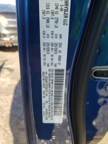 3D4GH67V79T234179 - 2009 DODGE JOURNEY R/ BLUE photo 10