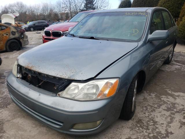 4T1BF28B32U248100 - 2001 TOYOTA AVALON BLUE photo 2