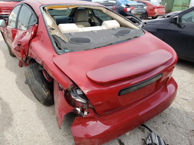 2G2WP552981120381 - 2008 PONTIAC GRAND PRIX წითელი ფოტო 10