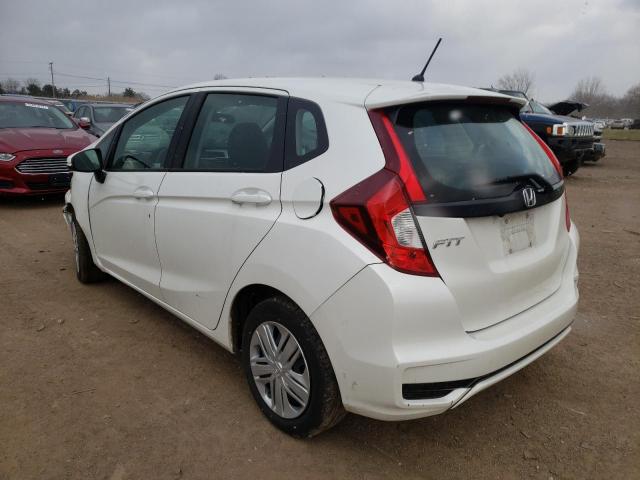 3HGGK5H44KM713031 - 2019 HONDA FIT LX WHITE photo 3