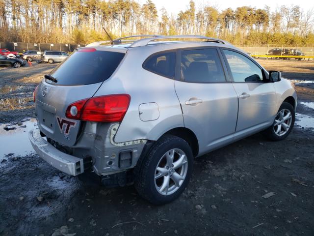 JN8AS58T09W053144 - 2009 NISSAN ROGUE SILVER photo 4