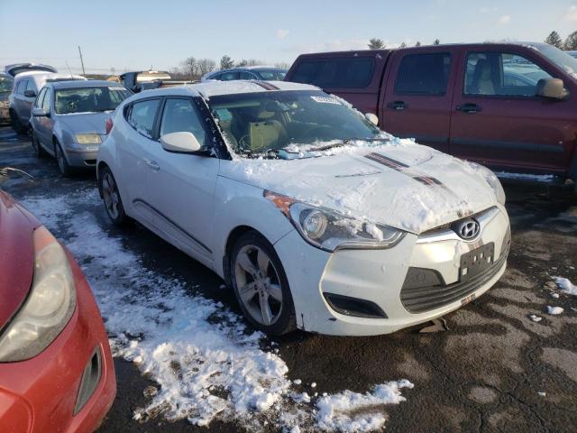 KMHTC6AD7DU134717 - 2013 HYUNDAI VELOSTER WHITE photo 1