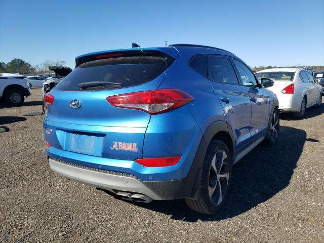 KM8J33A28JU732346 - 2018 HYUNDAI TUCSON VAL BLUE photo 4