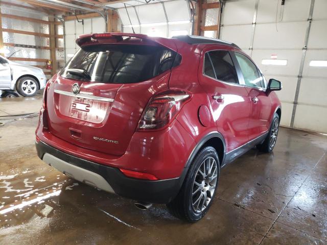 KL4CJ1SB6KB787603 - 2019 BUICK ENCORE SPO MAROON photo 4