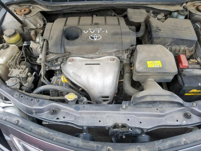 4T4BF3EK2AR056861 - 2010 TOYOTA CAMRY BASE GRAY photo 7