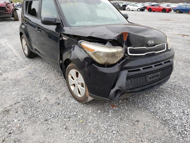 KNDJN2A26E7726848 - 2014 KIA SOUL BLACK photo 9