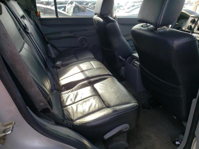 1J8HG48N96C168547 - 2006 JEEP COMMANDER ვერცხლისფერი ფოტო 6