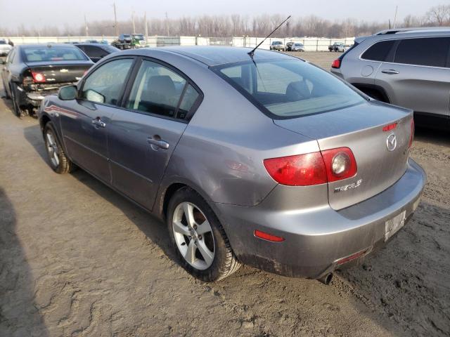 JM1BK32FX61427954 - 2006 MAZDA 3 I GRAY photo 3