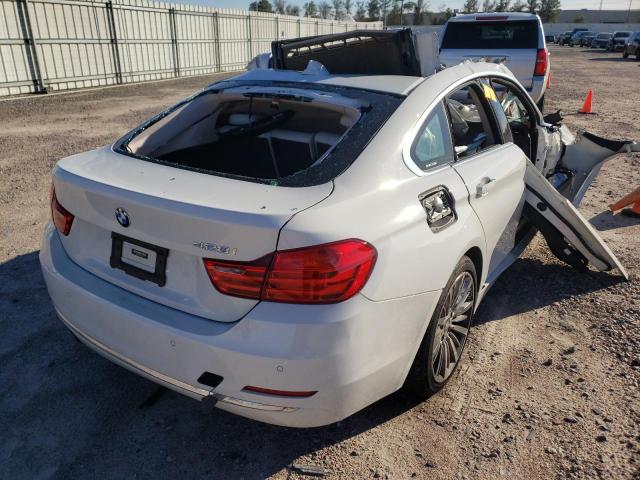 WBA4A9C50FGL86877 - 2015 BMW 428 I GRAN WHITE photo 4