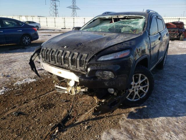 1C4PJMCSXEW212408 - 2014 JEEP CHEROKEE L BLACK photo 2