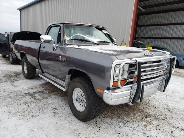 1B7KM2681LS648784 - 1990 DODGE W-SERIES W GRAY photo 1