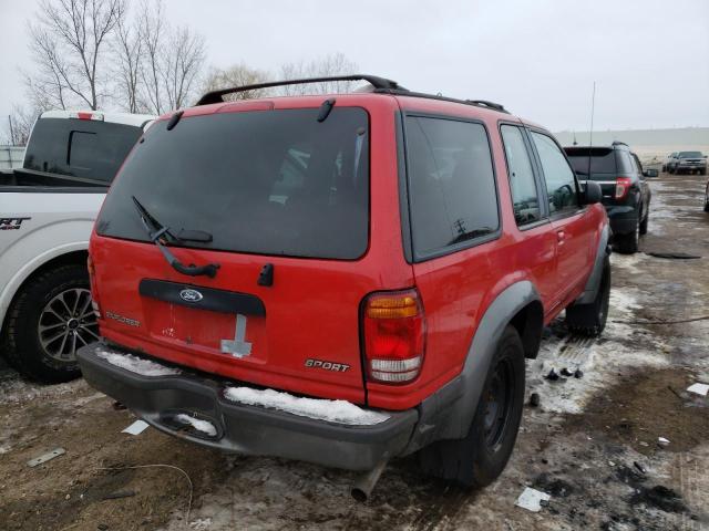 1FMYU24E6WUA21540 - 1998 FORD EXPLORER RED photo 4