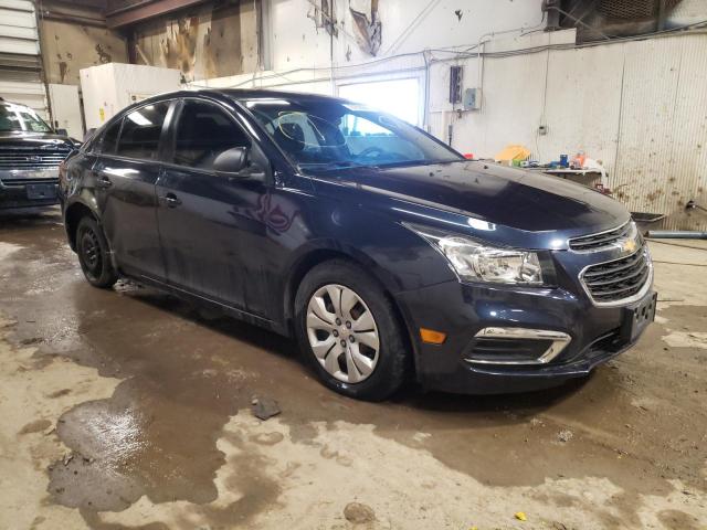 1G1PA5SH2F7295168 - 2015 CHEVROLET CRUZE BLUE photo 1