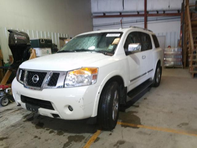 5N1BA0NF4BN611878 - 2011 NISSAN ARMADA PLA WHITE photo 2