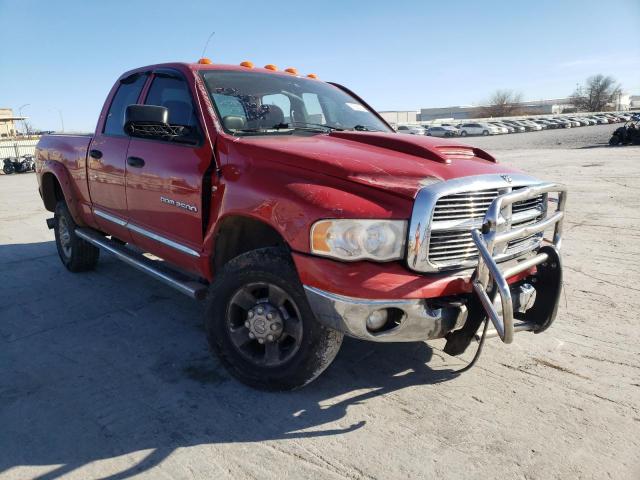 3D7KU28C04G238705 - 2004 DODGE RAM 2500 S RED photo 1