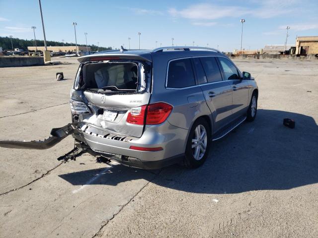 4JGDF2EE9EA382798 - 2014 MERCEDES-BENZ GL 350 BLU GRAY photo 4