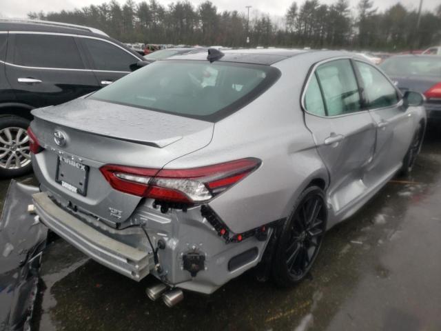 4T1K61BK4MU030110 - 2021 TOYOTA CAMRY XSE SILVER photo 4