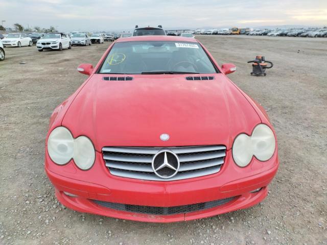 WDBSK75F13F032822 - 2003 MERCEDES-BENZ SL 500R RED photo 9