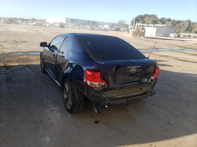 JTKJF5C75B3006220 - 2011 TOYOTA SCION TC ლურჯი ფოტო 9