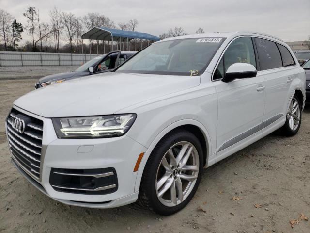 WA1VAAF7XJD049384 - 2018 AUDI Q7 PRESTIG WHITE photo 2