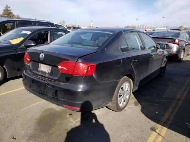 3VW2K7AJ6BM382907 - 2011 VOLKSWAGEN JETTA BASE 黑色 照片 4