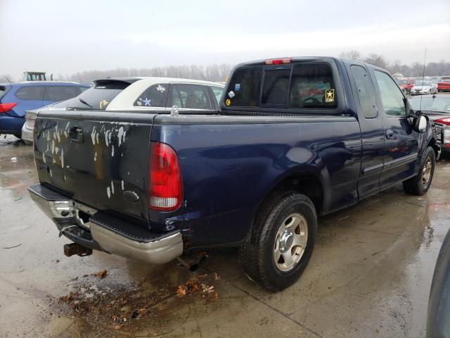 1FTRX17282NA12810 - 2002 FORD F150 BLUE photo 4