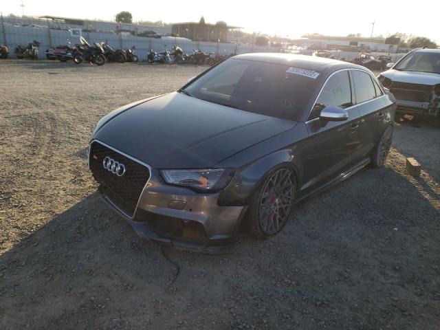 WAUBFGFF2F1037563 - 2015 AUDI S3 PREMIUM GRAY photo 2