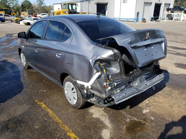 ML32F3FJ9LHF11761 - 2020 MITSUBISHI MIRAGE G4 GRAY photo 3