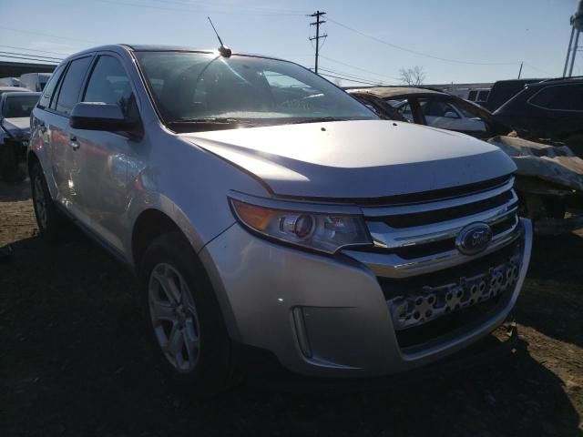 2FMDK4JC1DBB49142 - 2013 FORD EDGE SEL SILVER photo 1